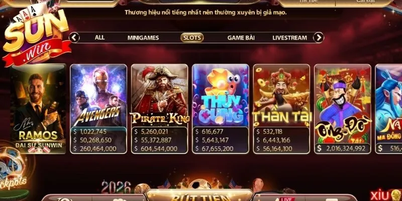 Nổ hũ Sunwin là sảnh chơi đặc sắc