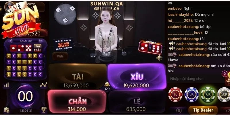 Thế mạnh của tài xỉu livestream Sunwin