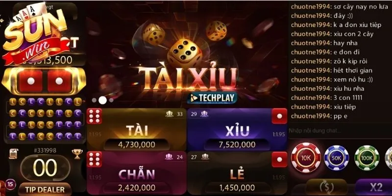Đặc trưng trong tài xỉu Sunwin